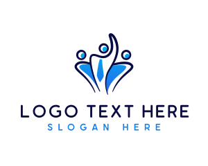 Resource - Human Professional Career logo design
