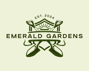 Shovel Garden Landscaping logo design