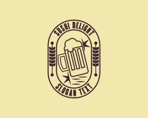 Pub Beer Liquor logo design