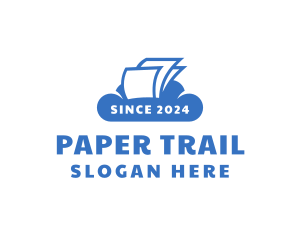 Documents - Cloud Paper Document logo design