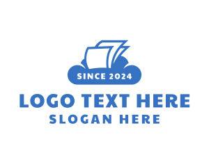 Consignment - Cloud Paper Document logo design