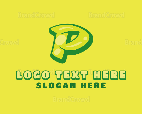 Graphic Gloss Letter P Logo