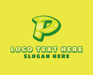 Illustrator - Graphic Gloss Letter P logo design