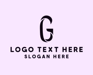 Letter G - Modern Swirl Boutique logo design
