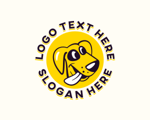 Pit Bull - Dog Pet Grooming logo design