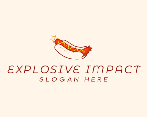 Dynamite Sausage Bun logo design