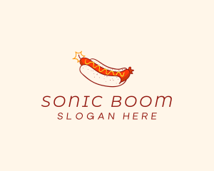 Dynamite Sausage Bun logo design