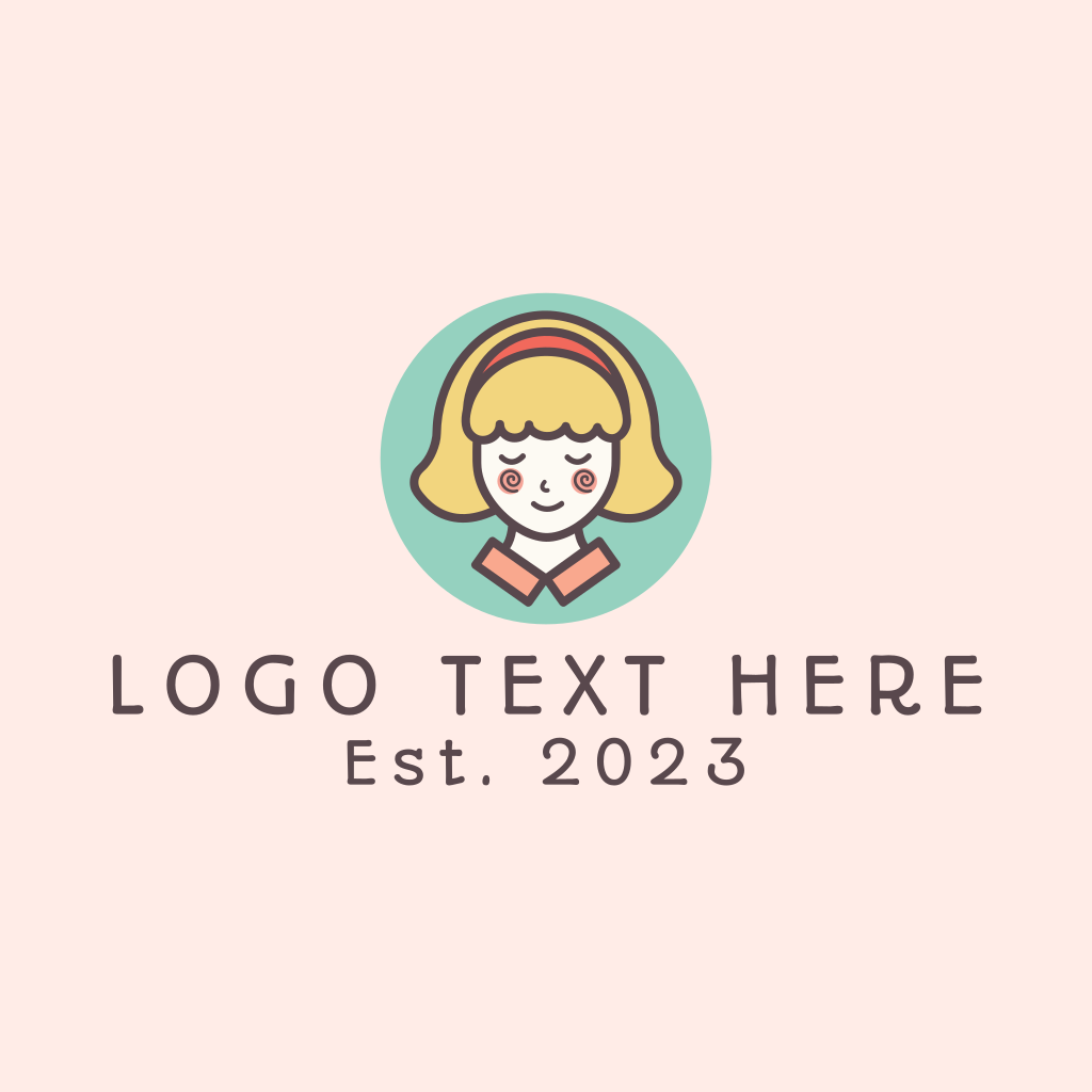 Pretty Girl Lady Logo | BrandCrowd Logo Maker