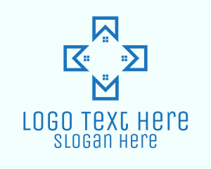 Colored - Blue Medical Facility logo design