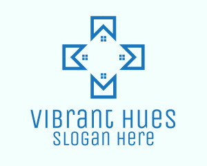 Colored - Blue Medical Facility logo design