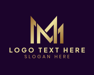 Letter Tf - Modern Luxurious Agency Letter MM logo design