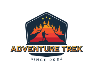 Trek - Outdoor Mountaineer Trek logo design