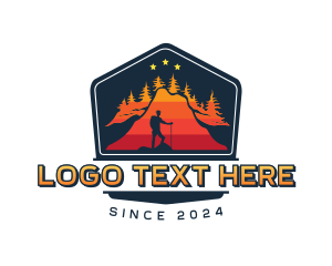 Summit - Outdoor Mountaineer Trek logo design