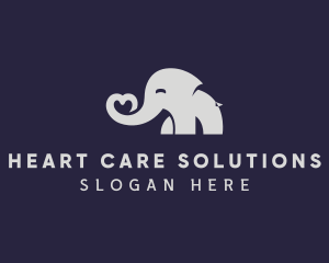 Elephant Zoo Animal logo design