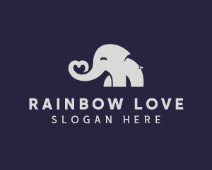 Elephant Zoo Animal logo design