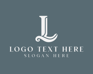 Salon - Antique Boutique Letter L logo design