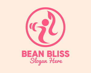 Women’s Gym Trainer logo design