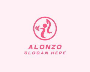 Women’s Gym Trainer logo design