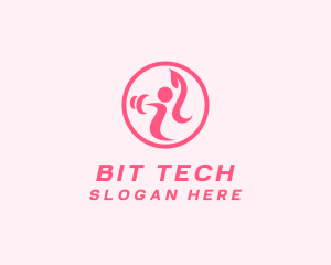 Women’s Gym Trainer logo design