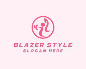 Women’s Gym Trainer logo design