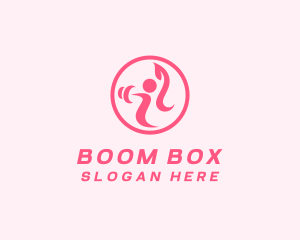 Women’s Gym Trainer logo design