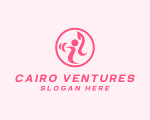 Women’s Gym Trainer logo design