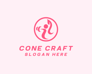 Women’s Gym Trainer logo design