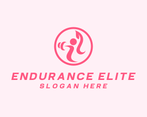 Women’s Gym Trainer logo design