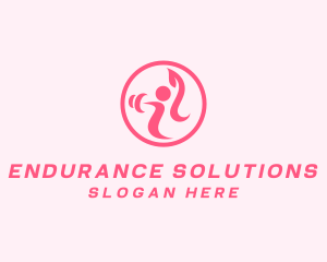 Women’s Gym Trainer logo design