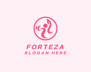 Women’s Gym Trainer logo design