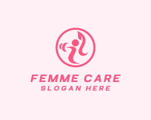 Women’s Gym Trainer logo design