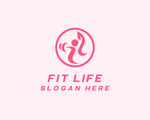 Women’s Gym Trainer logo design