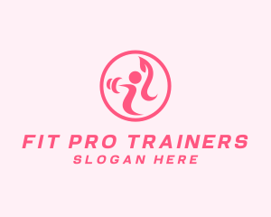 Women’s Gym Trainer logo design