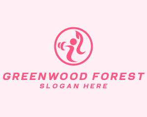 Women’s Gym Trainer logo design