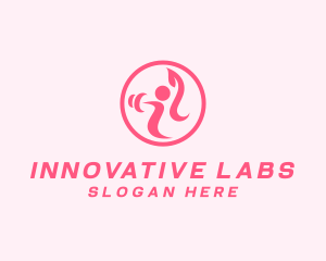 Women’s Gym Trainer logo design