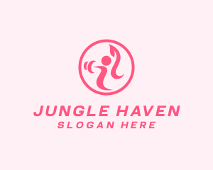 Women’s Gym Trainer logo design