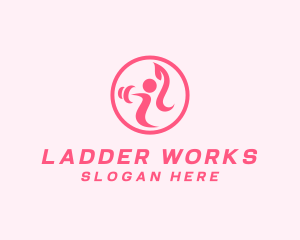 Women’s Gym Trainer logo design