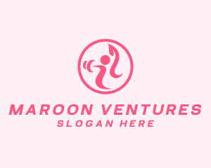 Women’s Gym Trainer logo design