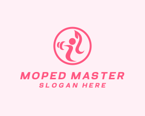 Women’s Gym Trainer logo design