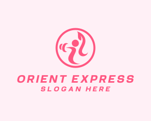 Women’s Gym Trainer logo design