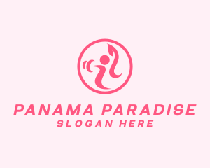 Women’s Gym Trainer logo design