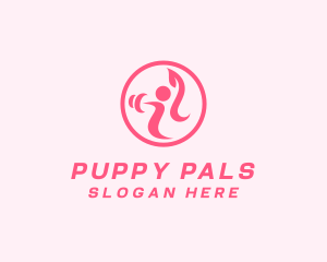 Women’s Gym Trainer logo design