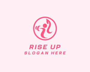 Women’s Gym Trainer logo design