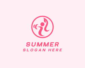 Women’s Gym Trainer logo design