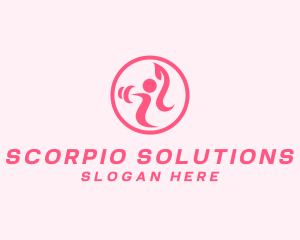 Women’s Gym Trainer logo design