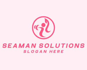 Women’s Gym Trainer logo design