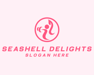 Women’s Gym Trainer logo design