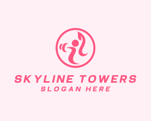 Women’s Gym Trainer logo design