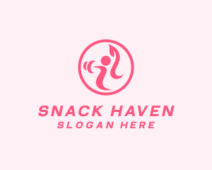 Women’s Gym Trainer logo design