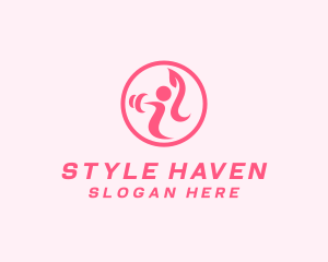 Women’s Gym Trainer logo design